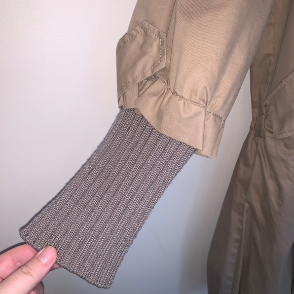 M.Tsubomi Japanese Streetwear Wool Blend Hooded Trench Coat 44 - Picture 8 of 15